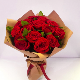  Kemer Florist 15 Red Rose Bouquet