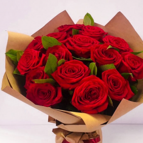  Kemer Florist 15 Red Rose Bouquet