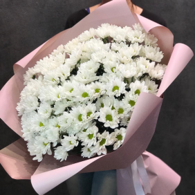 Kemer Florist White Daisy Bouquet large